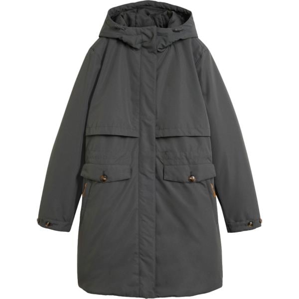 Giacca da donna in grigio scuro tessuto impermeabile bonprix