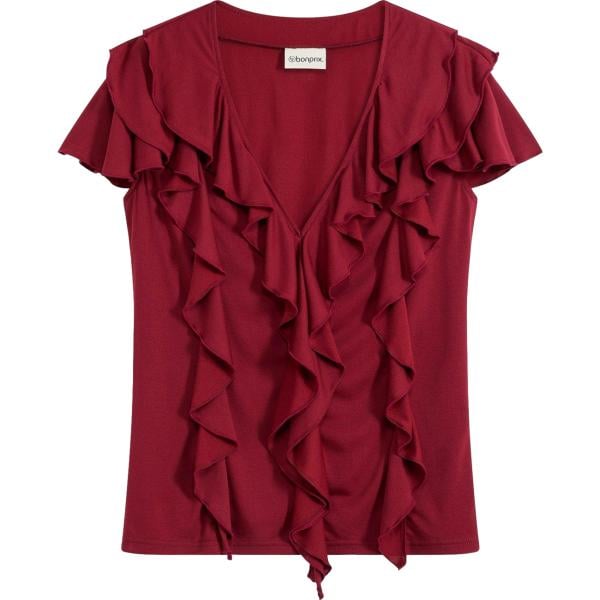 bluse bonprix rosso