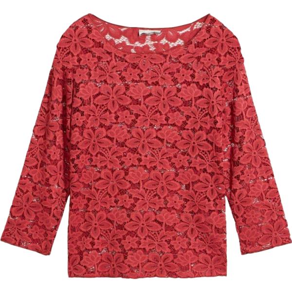 bluse bonprix rosso