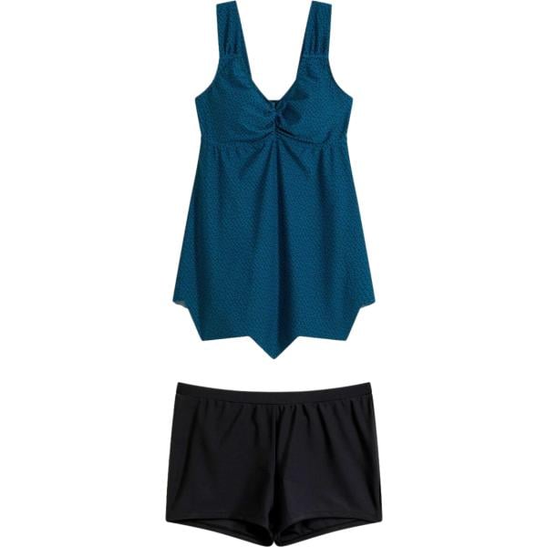 Costume intero da donna in nero pece lungo bonprix