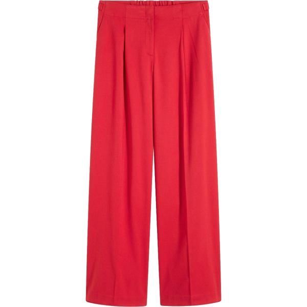 Pantaloni a palazzo da donna in rosso classico bonprix