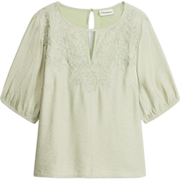 bluse bonprix verde