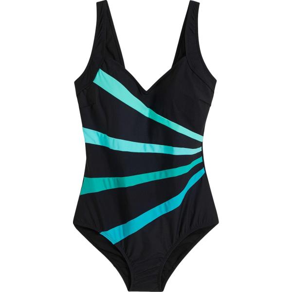 costumi interi bonprix nero a righe