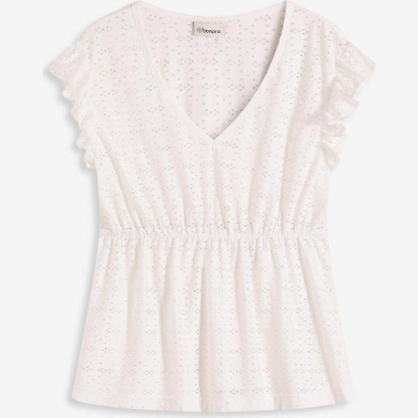 bluse bonprix bianco