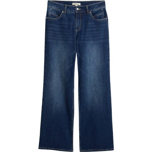 jeans dritti bonprix blu