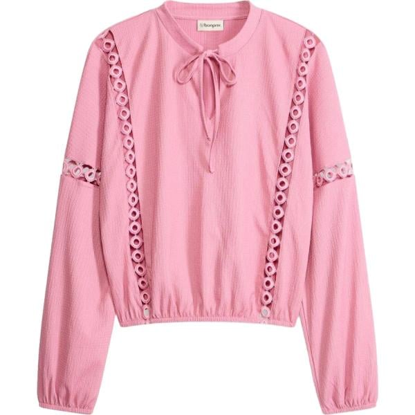 bluse bonprix rosa
