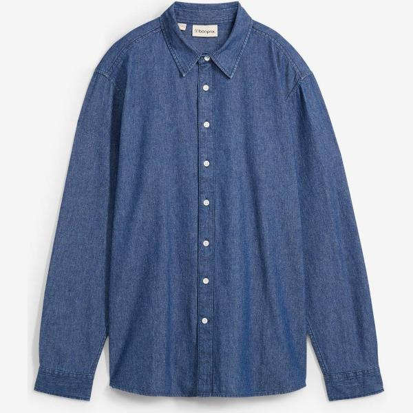 camicie bonprix blu