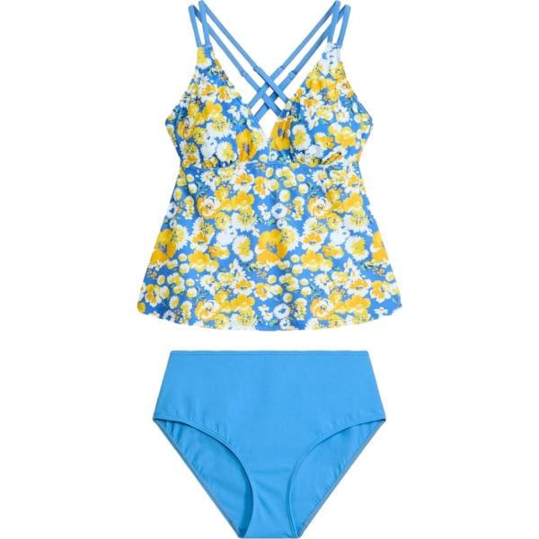 Costume intero da donna in azzurro bonprix