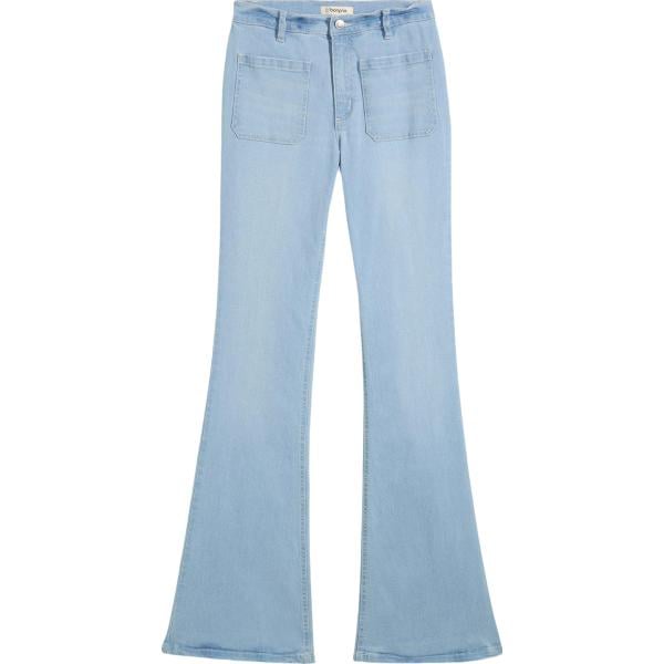 jeans bootcut bonprix blu