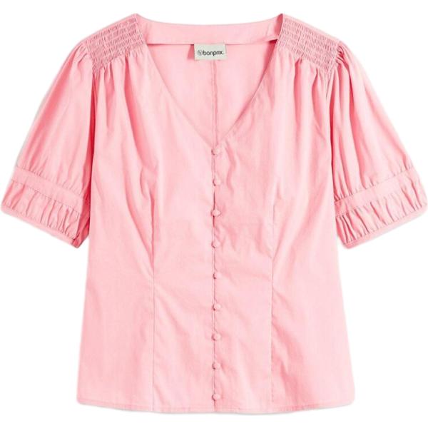 camicie a manica corta bonprix rosa