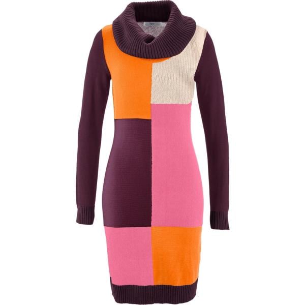 vestiti midi/longuette bonprix multicolore geometrica