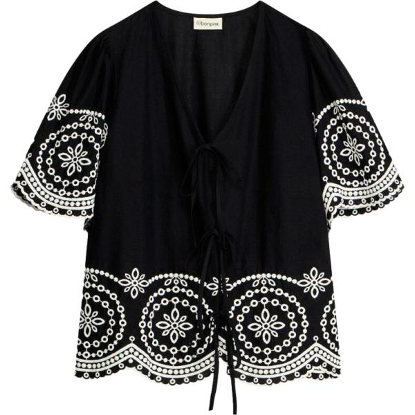 bluse bonprix nero