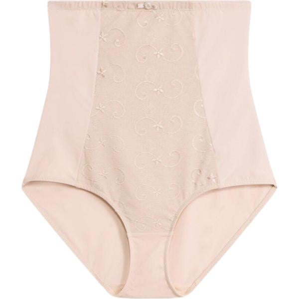 Culotte da donna in beige sabbia modellante a vita alta bonprix