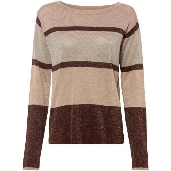 maglieria bonprix marrone a righe