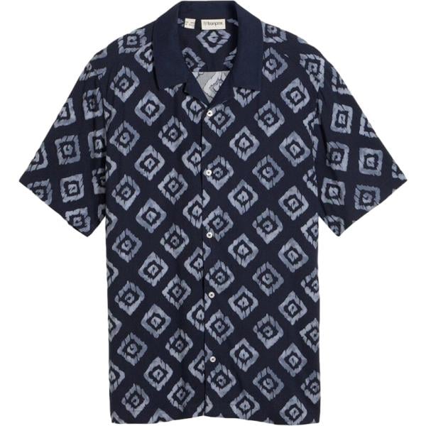 camicie a manica corta bonprix blu