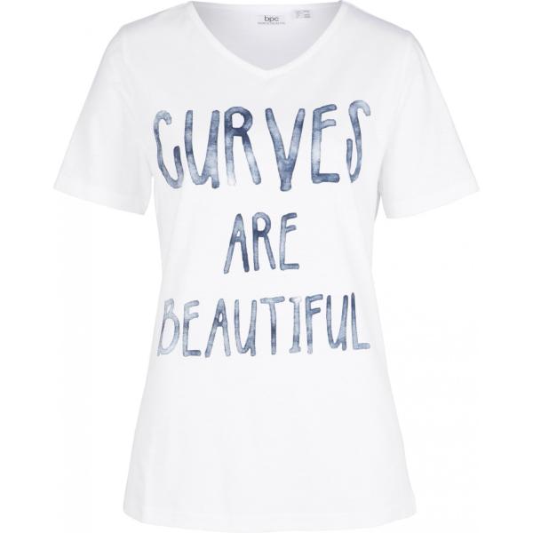 t-shirt Bpc bonprix collection bianco