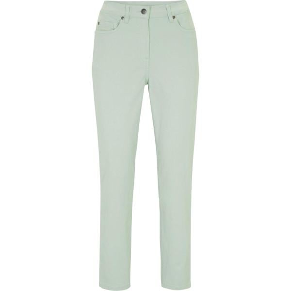 Pantaloni da donna in grigio chiaro cropped bonprix