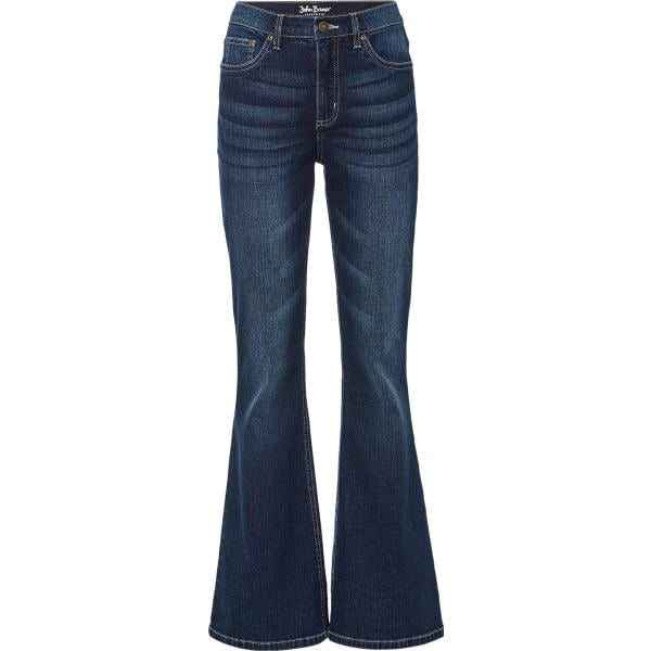 jeans a zampa bonprix blu