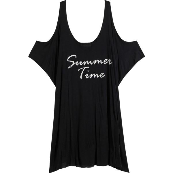 vestiti da spiaggia bonprix nero con stampe