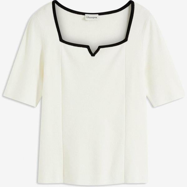 t-shirt bonprix bianco