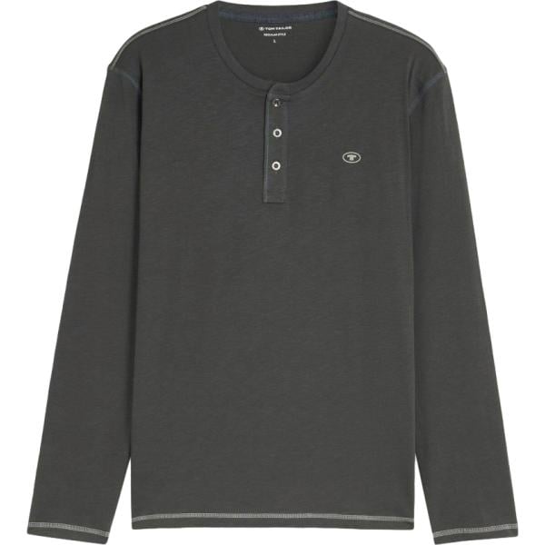 T-shirt da uomo in grigio scuro a maniche lunghe bonprix bonprix