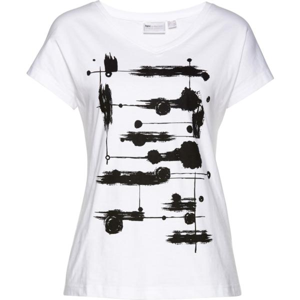 t-shirt bonprix bianco