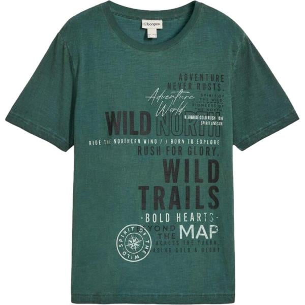 t-shirt bonprix verde