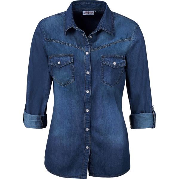 camicie bonprix blu