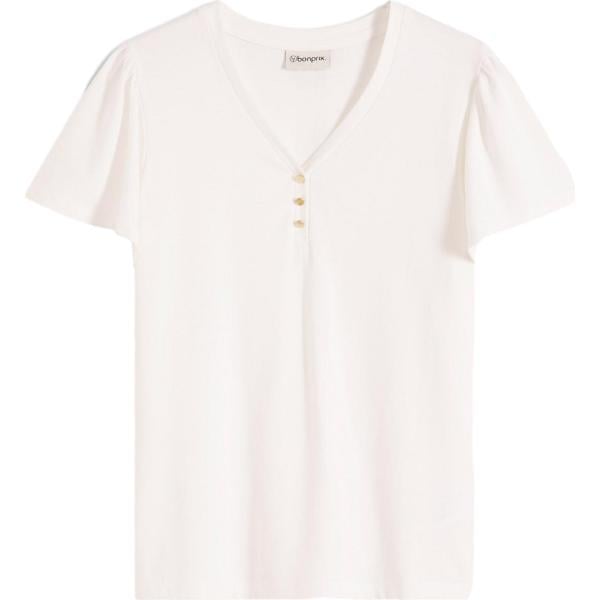 t-shirt bonprix bianco