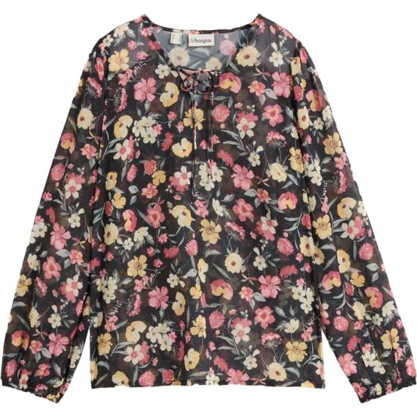 bluse bonprix nero