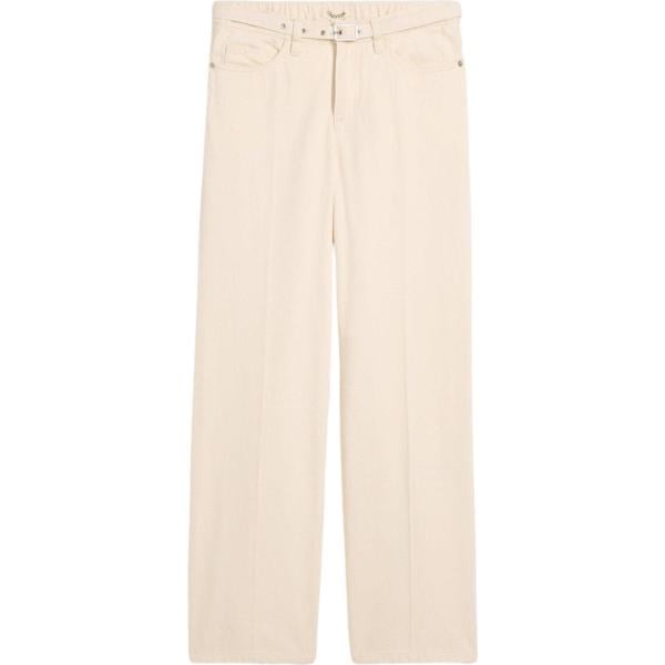 jeans dritti bonprix bianco