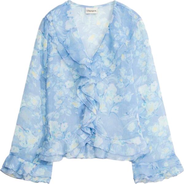 bluse bonprix blu