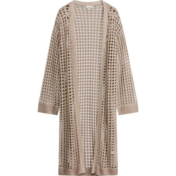 Cardigan da donna in beige sabbia maxi bonprix