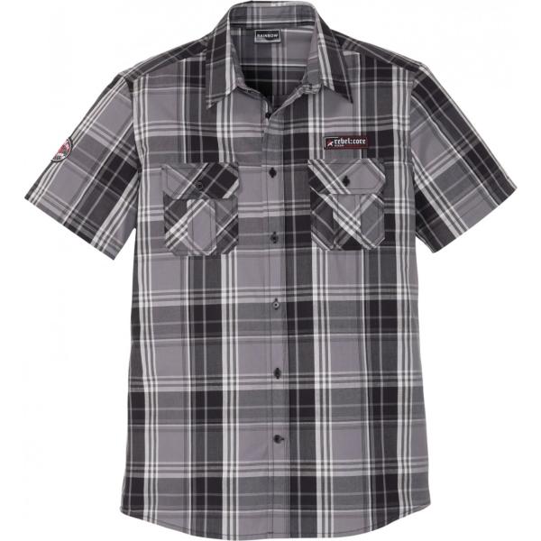 camicie a manica corta Rainbow grigio