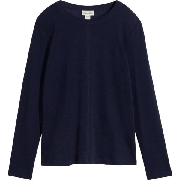 T-shirt da donna in blu scuro a maniche lunghe bonprix bonprix