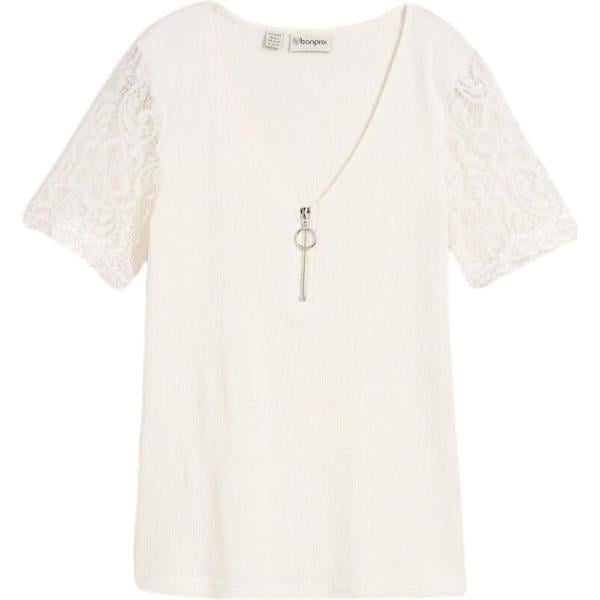 t-shirt bonprix bianco