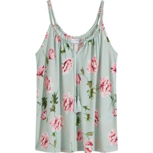 top bonprix grigio a fiori