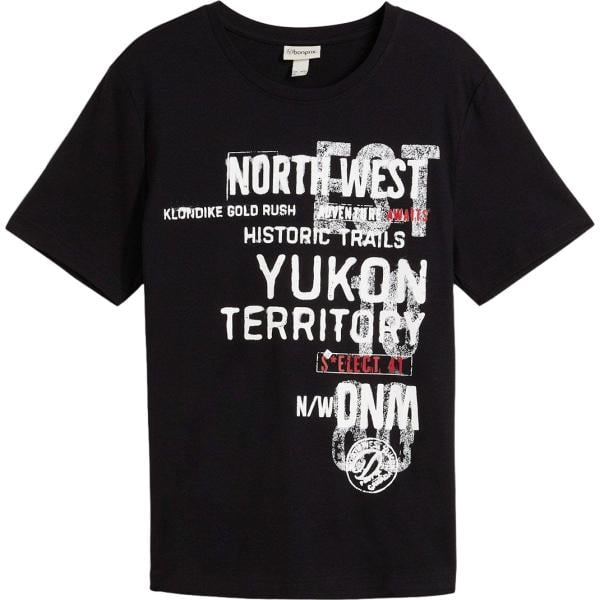t-shirt bonprix nero