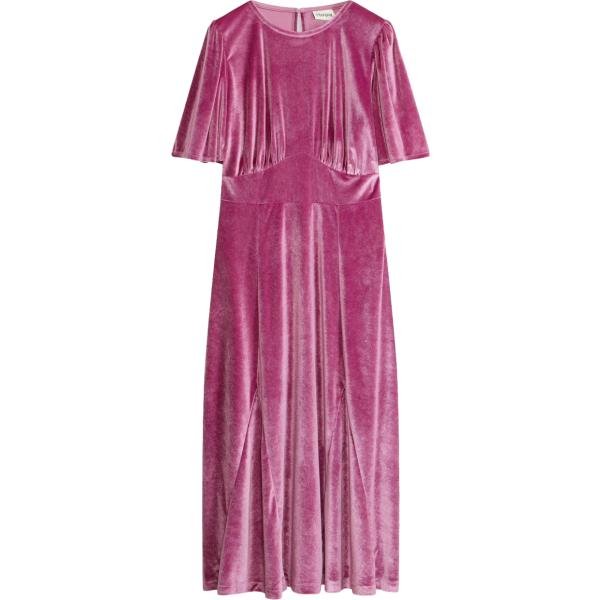 Vestito longuette/midi da donna in rosa scuro bonprix