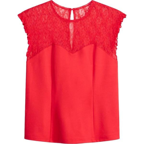 top bonprix rosso