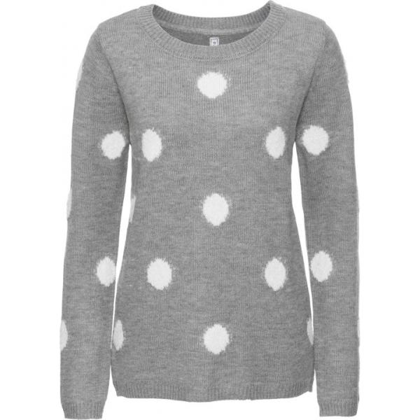 Maglione a pois filato grigio Rainbow grigio a pois