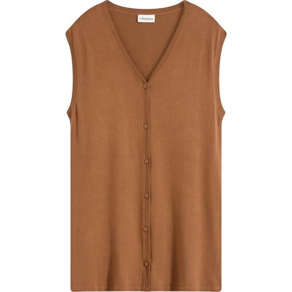 gilet bonprix marrone