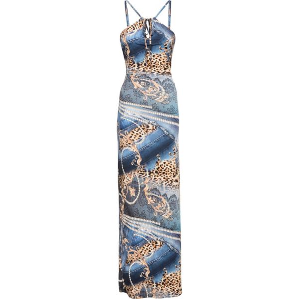 vestiti lunghi BODYFLIRT boutique blu animalier
