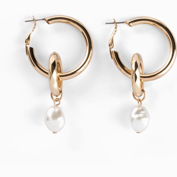orecchini Bpc bonprix collection bianco