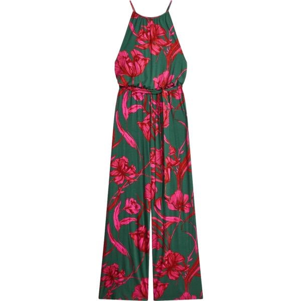 Tuta da donna in verde scuro in viscosa bonprix