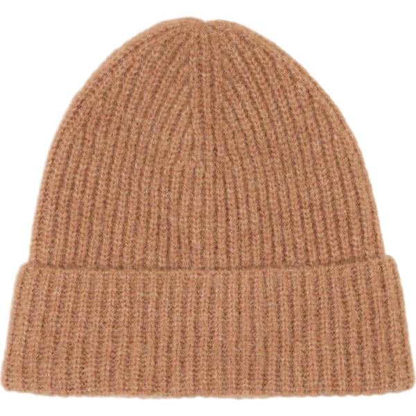 Beanie da donna in marrone chiaro in lana bonprix