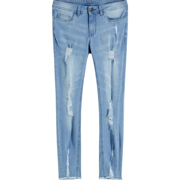 jeans strappati bonprix blu