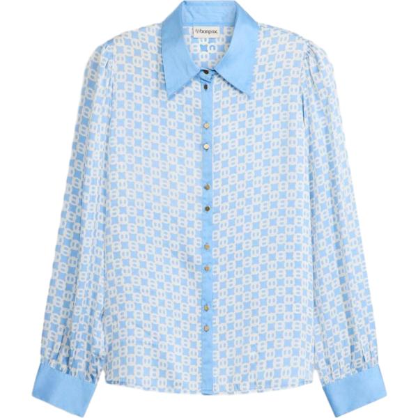 camicie bonprix blu