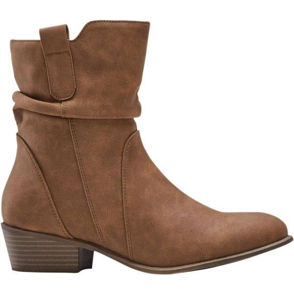stivaletti texani bonprix marrone