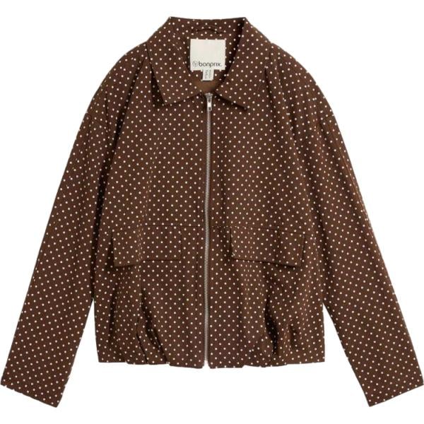 Bomber da donna in marrone scuro bonprix bonprix